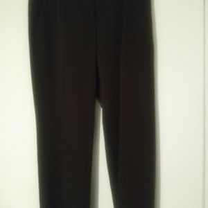 Brown Calvin Pin-Striped Dress Pants